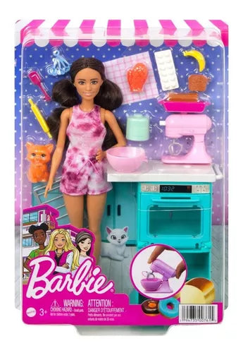 Barbie set de Reposteria con mascota