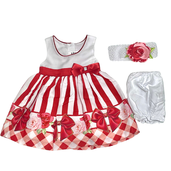 Vestido + panty y Balaca
