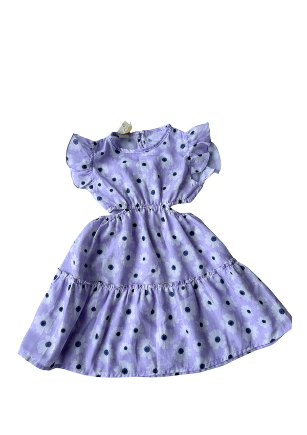 Vestido niña margaritas .