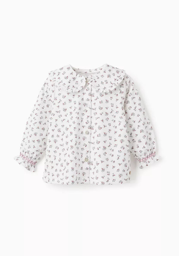 Blusa Manga Larga  Niña Flores Zippy